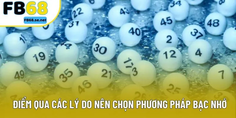 Điểm qua các lý do nên chọn phương pháp bạc nhớ Điểm qua các lý do nên chọn phương pháp bạc nhớ